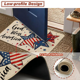 Baccessor Easy to clean Memorial Day mat, rinse or vacuum