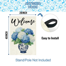 Baccessor weatherproof flag withstands wind and rain with colorfast print.