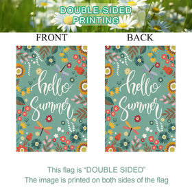 Baccessor weatherproof garden flag designed to withstand wind and rain