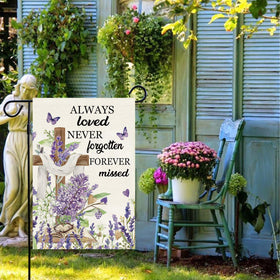 Baccessor spring lavender flag adds color and charm to porches