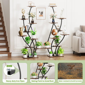 BACEKOLL included assembly tools simplify setup for a quick plant display.