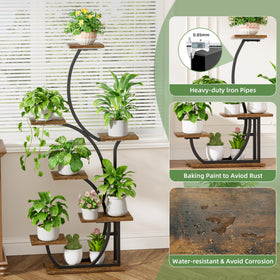 BACEKOLL sturdy iron tubing supports heavier plants safely