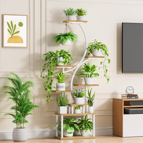 BACEKOLL S-shaped rack with a hanging hook for extra greenery