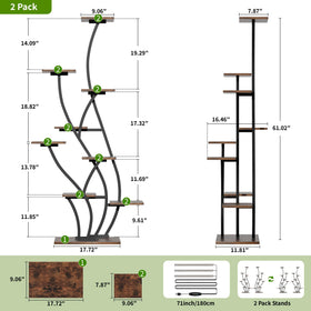 BACEKOLL sturdy iron frame adds stability while weather-resistant coating maintains finish.