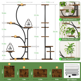 BACEKOLL corner shelf fits small rooms with organized greenery
