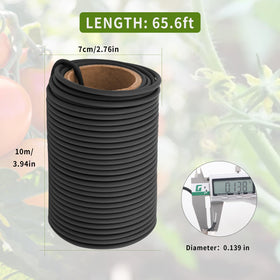Bacetuao soft TPR coating closeup shows gentle grip to protect stems.