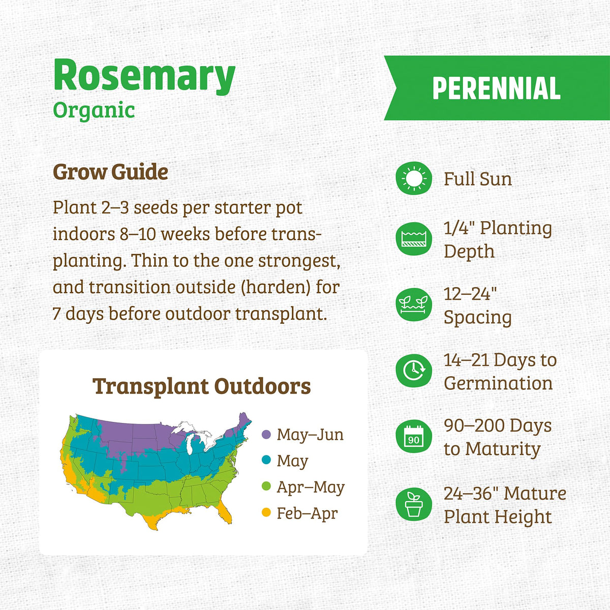 Back to the Roots indoor-outdoor rosemary growing for fragrant kitchen herbs and easy care