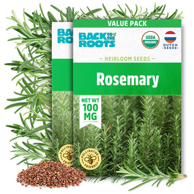 Back to the Roots rosemary seeds packet ready for indoor or outdoor planting for flavorful harvest