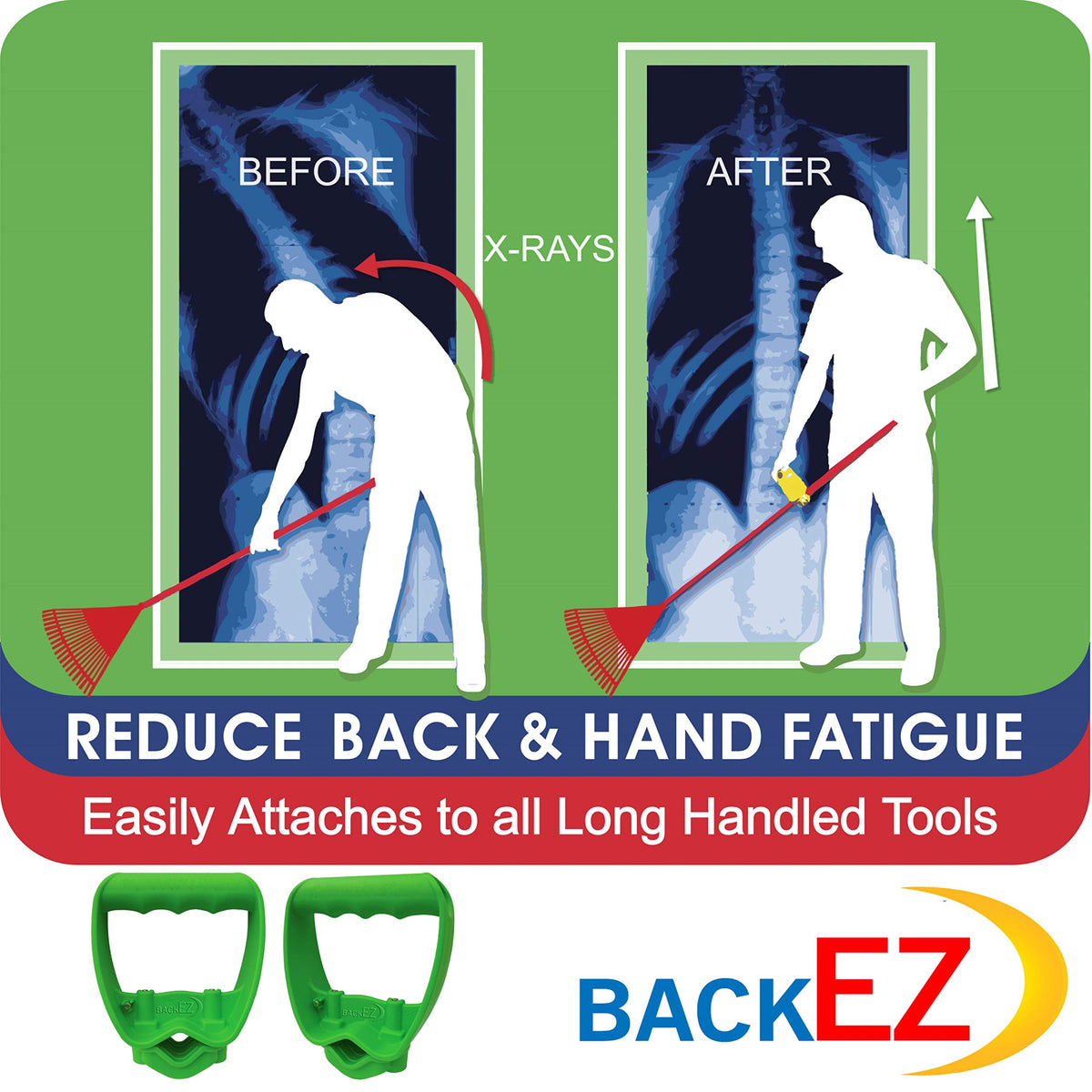BackEZ lightweight-design at 7-3-oz keeps the tool easy to maneuver.