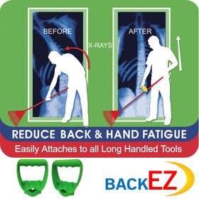 BackEZ lightweight-design at 7-3-oz keeps the tool easy to maneuver.