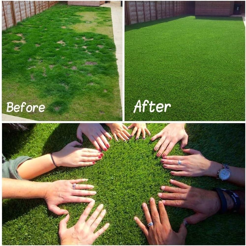 Backontro realistic grass turf PU backing with anti-slip stability on surfaces.