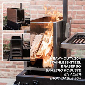 Backyard Discovery Argentine Santa Maria fire bricks and insulation for stable heat