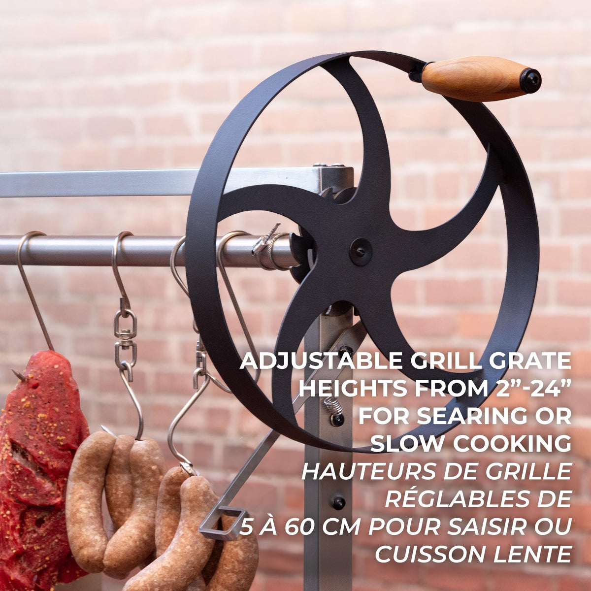 Backyard Discovery Argentine Santa Maria S-hooks for vertical grilling