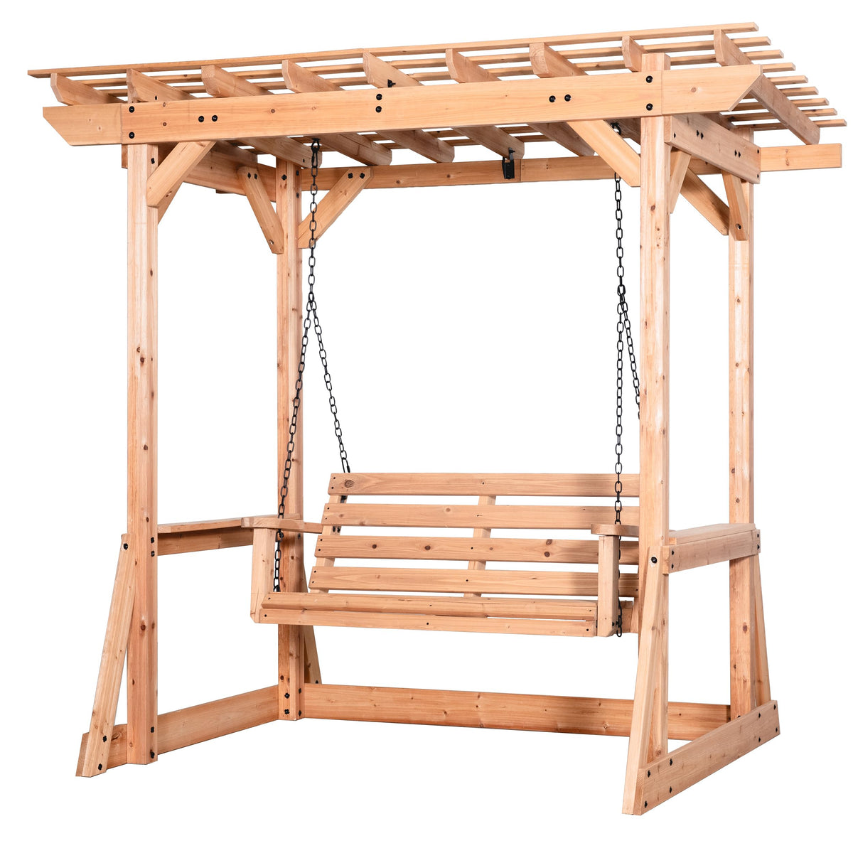Backyard Discovery Callahan trellis design enhances outdoor aesthetics and supports vines or lights.