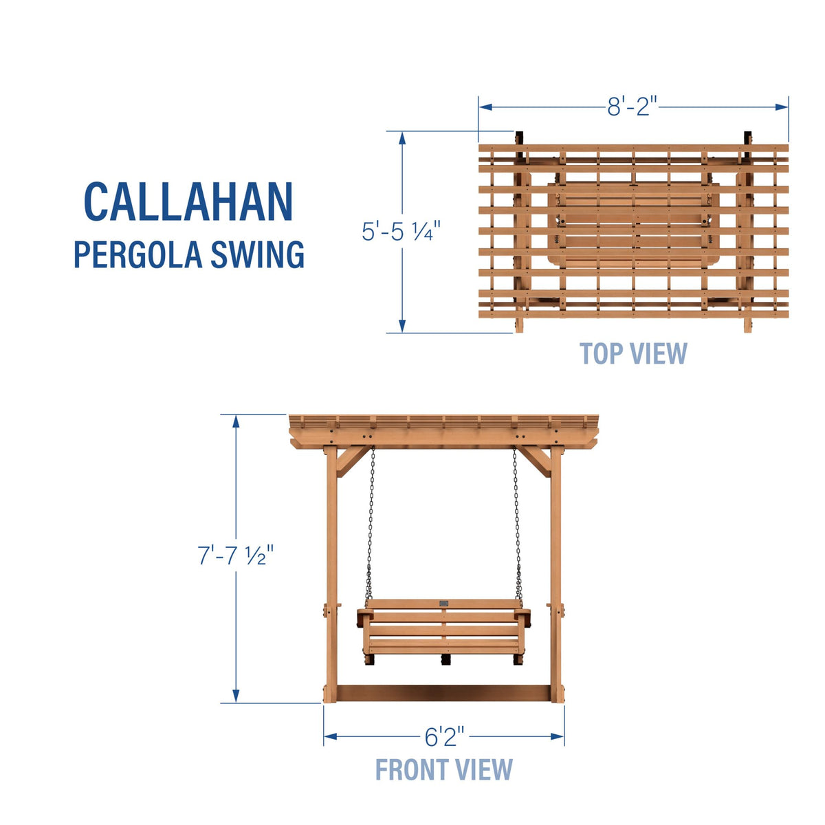 Backyard Discovery Callahan two-person seating provides comfy space for conversations.