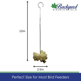 Scratch-free nectar sponge brush keeps glass feeders spotless without scratching.