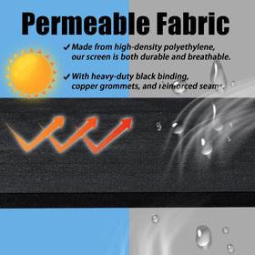 BADAO breathable HDPE material keeps outdoor spaces healthy and comfortable