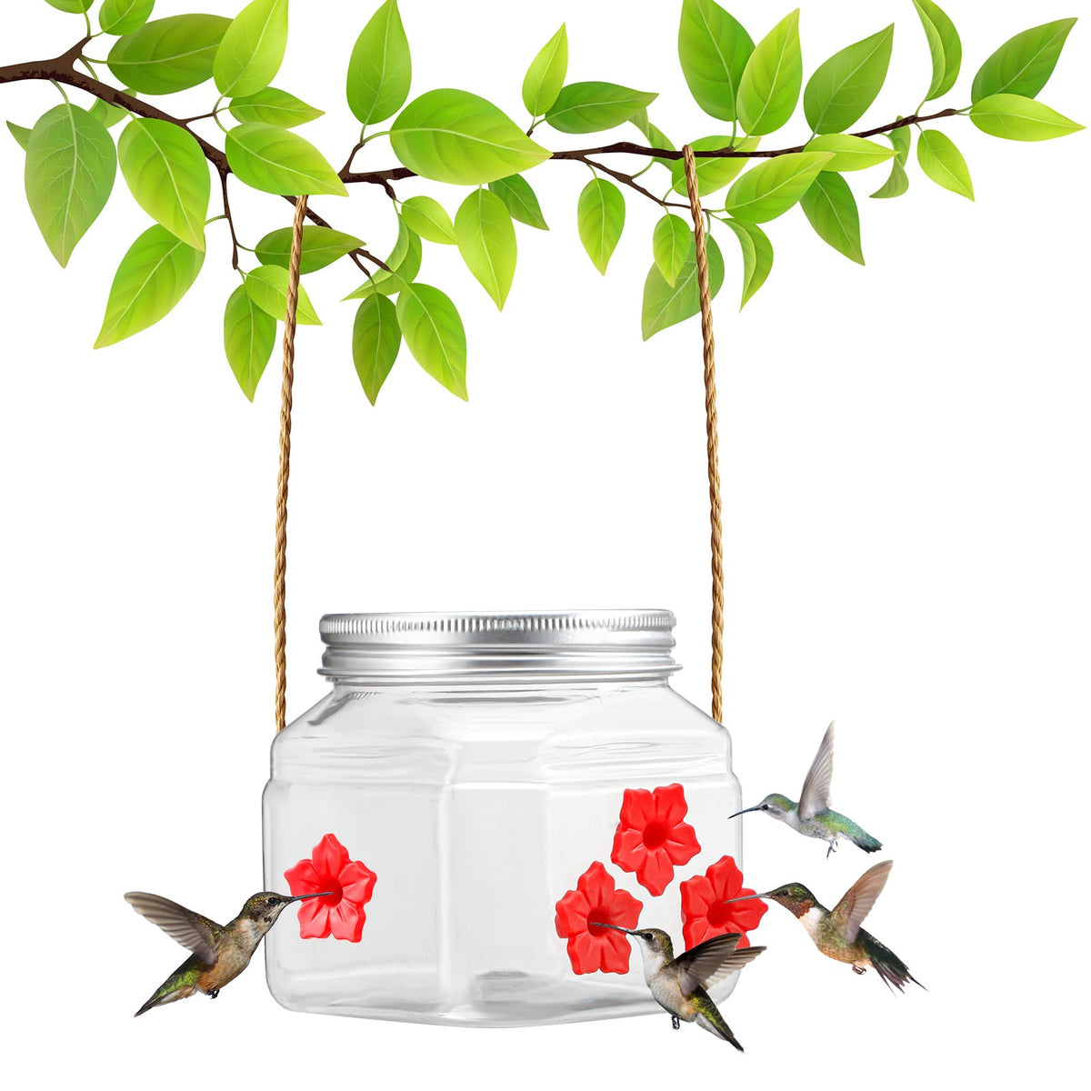 Baderke 24-pack replacement flowers for easy sharing
