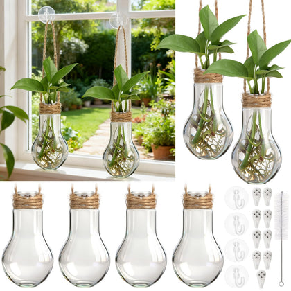 Baderke 9-pack propagation stations with clear tubes for easy plant growth viewing.