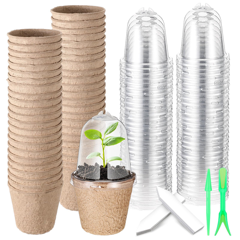 Baderke biodegradable nursery pots with drainage holes designed for easy seedling starts.