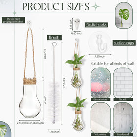 Baderke propagation stations hooks and nails for versatile mounting around home.