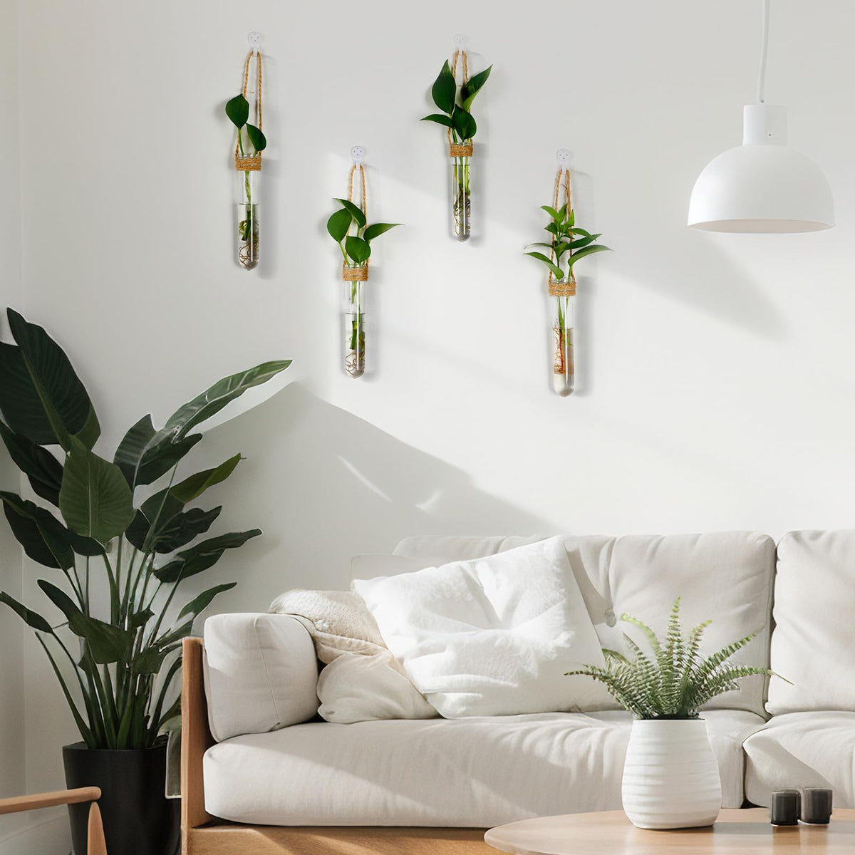 Baderke tubes wall hanging display ready to decorate living room or balcony