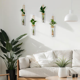 Baderke tubes wall hanging display ready to decorate living room or balcony