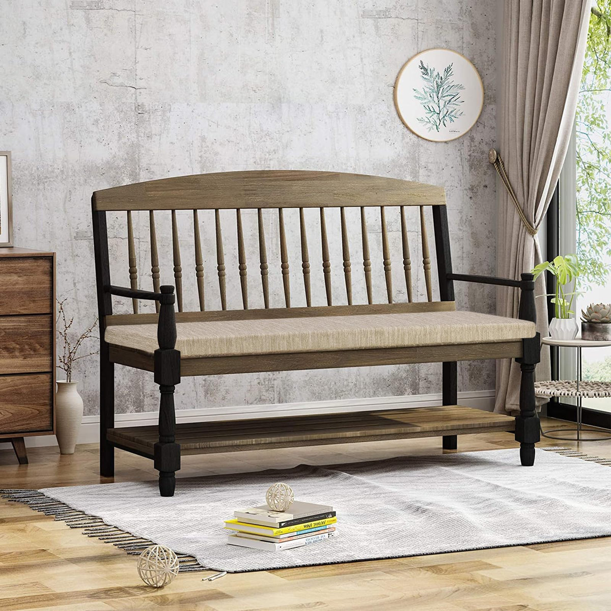 Baibu cushion shows the non-slip strap system for stability.