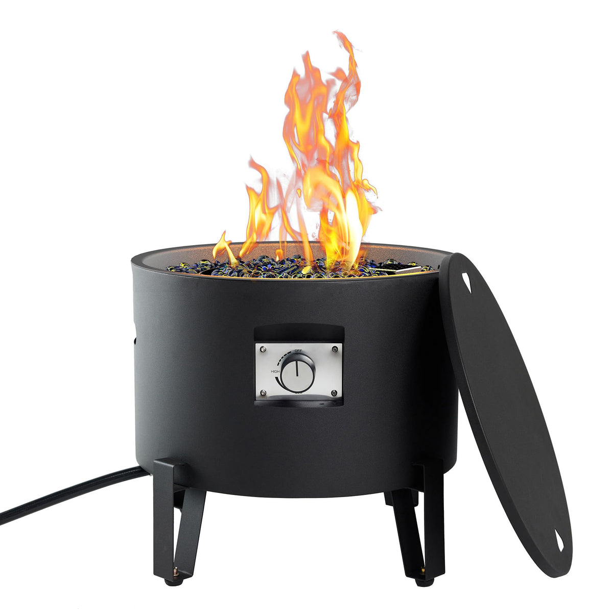 BAIDE HOME 50,000 BTU fire pit delivers robust warmth outdoors
