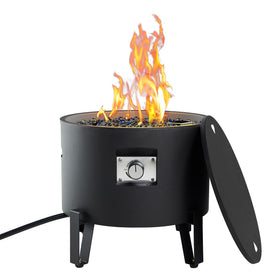 BAIDE HOME 50,000 BTU fire pit delivers robust warmth outdoors