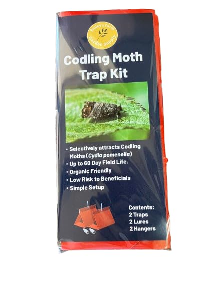Bailey's Codling Moth Trap Kit 2-pack traps ready for quick setup in home orchards.
