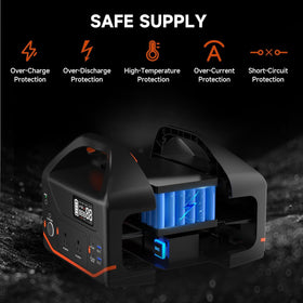 BMS protection and SOS LED for safe outdoor use.