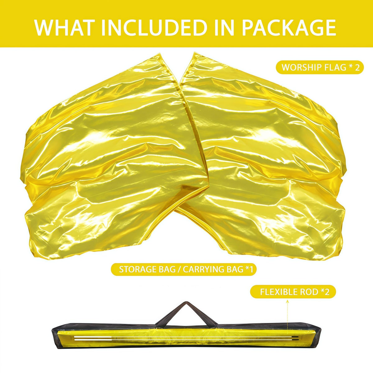 Baisdan carrying bag keeps flags organized and portable