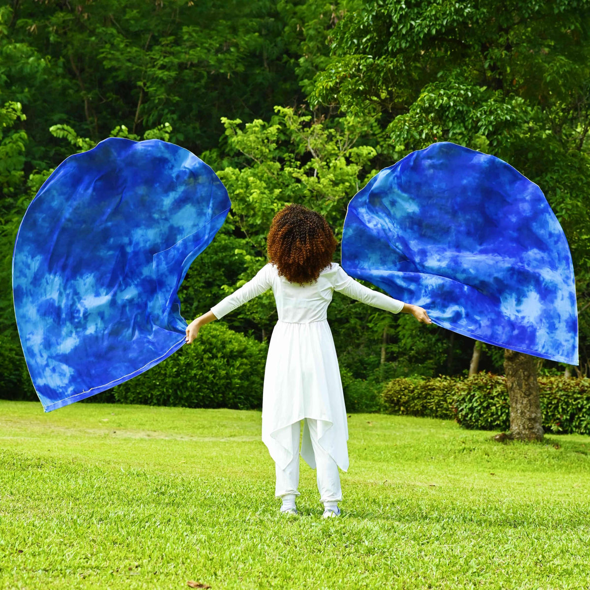 Baisdan flag set suitable for indoor and outdoor worship and dance sessions.