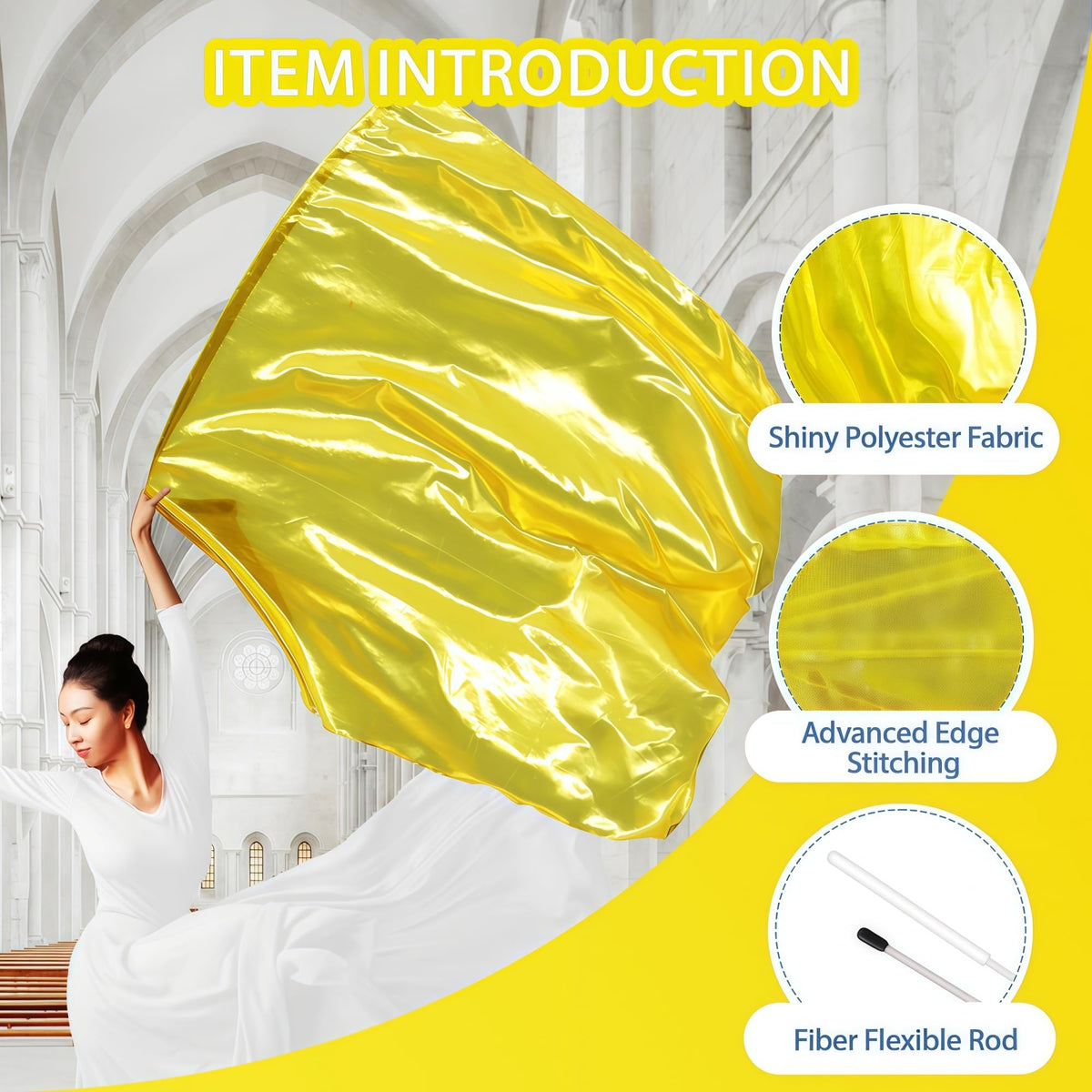 Baisdan two-pack flags ideal for group praise routines