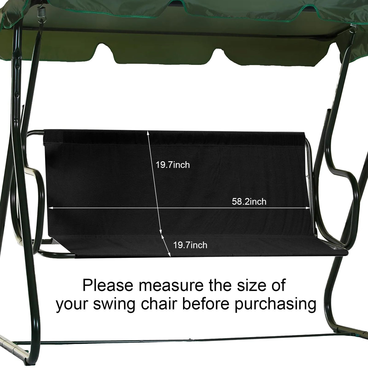 Baizoy reinforced stitching keeps the cover strong during windy days.
