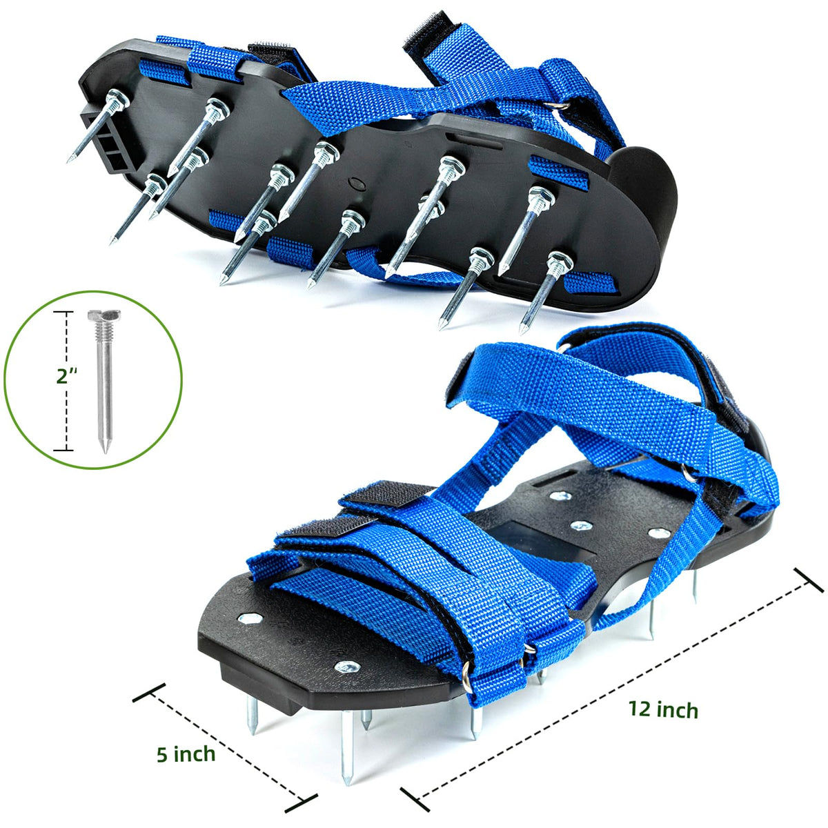 Bakulala anti-slip heel straps prevent slipping on uneven ground.