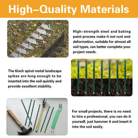 Bakulyor artificial grass fixation stakes secure turf reliably
