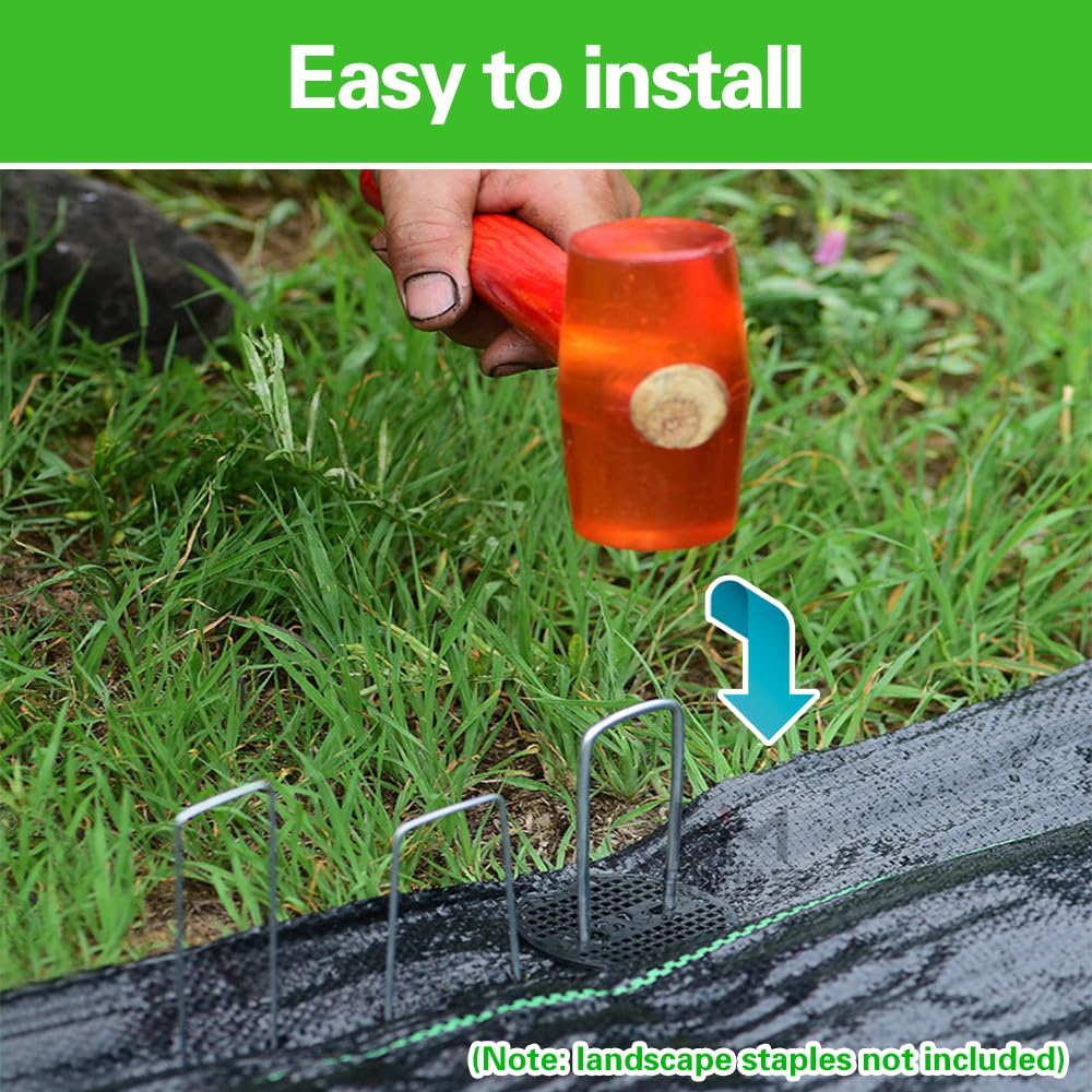 Bakulyor weed barrier washer securing fabric and turf installation