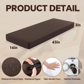BALAPET High-density foam core provides durable, supportive seating in saunas.