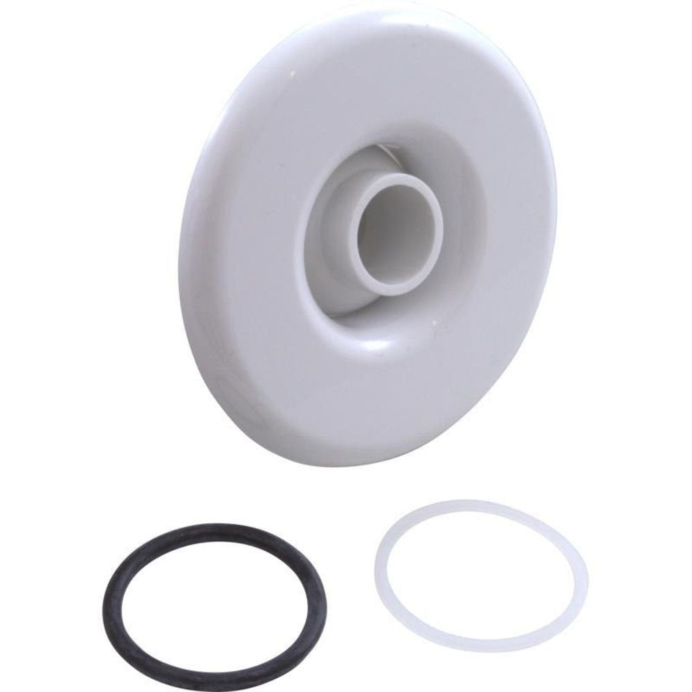 Balboa 10-3955WHT slimline escutcheon kit for spa jets provides a clean seal and flush look.