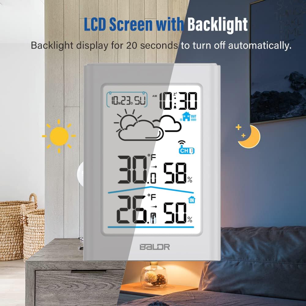 Baldr battery powered design frees you from cords and charging.