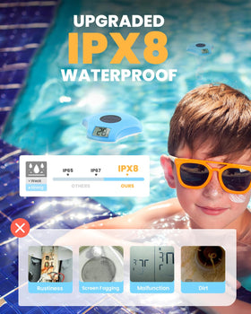 Baldr IPX8 waterproof screen stays readable outdoors.