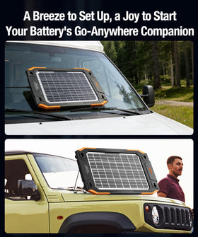 Baldr portable outdoor solar panel ready for camping and RV trips
