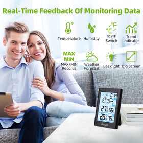 Baldr wireless sensor monitoring different spaces for precise climate data