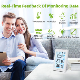 BALDR wireless sensors system enables monitoring multiple rooms for precise climate awareness.