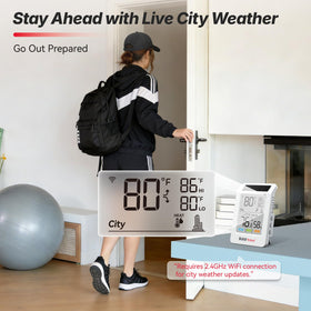 BaldrTherm 3.9-inch LCD display delivers crystal-clear readings at a glance.