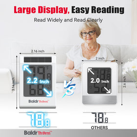 BaldrTherm compact three-pack for monitoring multiple rooms.