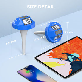 BaldrTherm fish tank temperature gauge keeps aquarium water at comfortable levels.