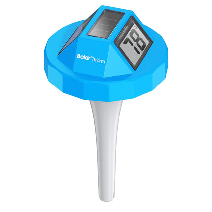 BaldrTherm floating pool thermometer main display shows temperature clearly